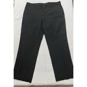 Perri Ellis Men's Size 38/30 Golf Dress Pants Dark Gray/Black Polyester Golf